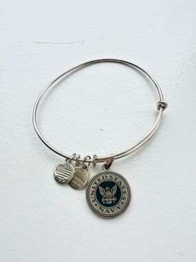 Retired Alex and Ani United States Navy Bracelet